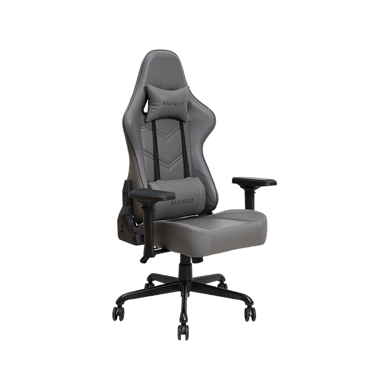 Gray Adjustable Armrest Design High-end Luxury Gaming Chair